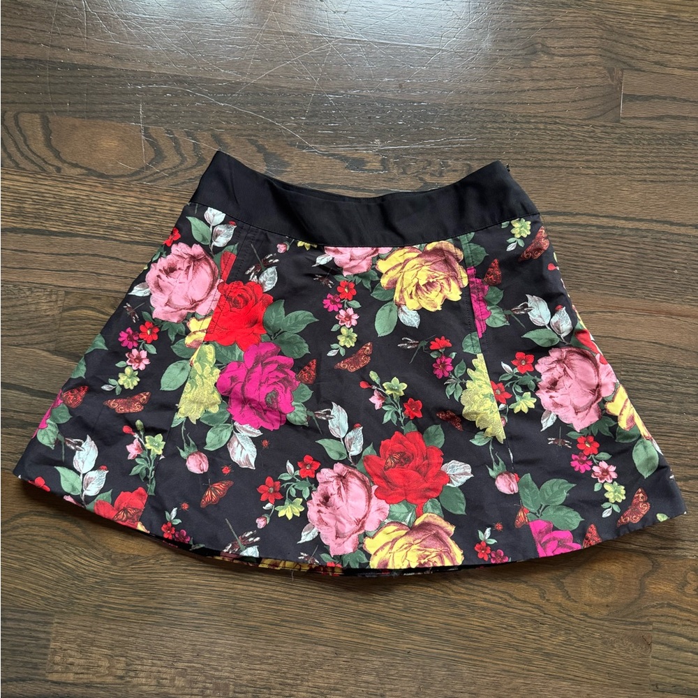 Baker by Ted Baker Gorgeous girls A-Line Floral Skirt. Size 10